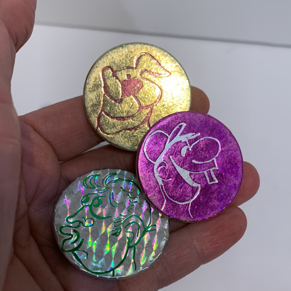POGS unsigned metallic holographic slammers lot